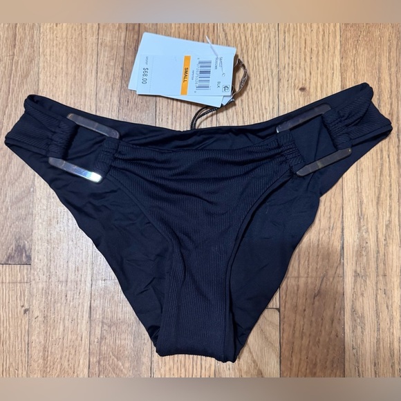 Becca by Rebecca Virtue MODERN EDGE BUCKLE HIPSTER BIKINI BOTTOMS - Picture 3 of 5